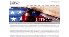 Desktop Screenshot of andrewjoneslaw.com